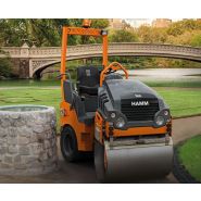 Hd 10 VT - Rouleau compresseur tandem Hamm - 2385 kg avec cylindre vibrant et jeu de roues_3