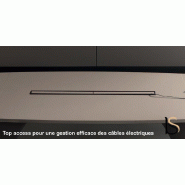 Table de réunion forme ovale Ola - Martex - Anthracite, Beige RAL 1019_3