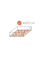 Four à pizzas - Chambre de cuisson en pierre réfractaire - 6 pizzas - Électrique - 7.1kW - AMALFI 1A/P - MORETTI FORNI_3