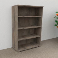 Étagère avec 3 tablettes - Mobel Linea - Chêne grisé_3