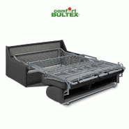 Canapé convertible express COMPACTO matelas 140 cm Comfort BULTEX® - Néo gris anthracite - Fabrication italienne_3