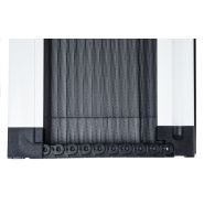 Moustiquaire plissée - Mosquituria - système horizontal avec tissu en polypropylène noir_3