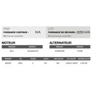 Ct-2250 50 Hz triphasé - Groupe électrogène en container Inmesol 2250 kVA - Moteur MTU, alternateur Stamford_3