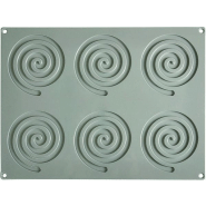 Spirale - Moule en silicone Gourmand Pavoni Italia - 6 empreintes_3