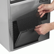 Machine à glaçons pleins cylindriques 18g - 57 kg/24h - stockage 28 kg | Tefcold - TC57_3