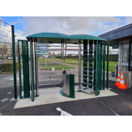 Tourniquet Passe-Vélos TS 120 PMR-V - avec portillon motorisé et passage PMR_4