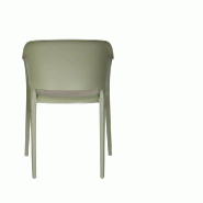 Giethoorn - Chaise empilable en polypropylène vert mousse_3