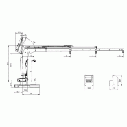Grue auxiliaire T-clx 009 - Hiab - portée hydraulique 1.8 à 2.8 m - capacité 870 kg_3