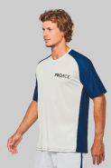 T-shirt de padel bicolore à manches raglan homme - PROACT - Réf: PA4030 - 90% polyester/10% élasthanne - Coupe ajustée_3