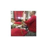 Victoria - Chaise empilable confortable non feu M1 - Fabrication française - Épaisseur mousse 40mm_3