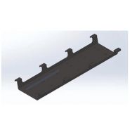 Cinetic - Bureau open space pour 4 personnes - Kollori - Plateau mélaminé double face - Piétement métallique en A_3