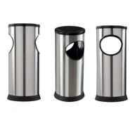 Réf. 58948 Kipso - Cendrier corbeille étouffoir Rossignol en inox brossé - Fabrication française_3