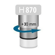 Table en acier inox de 1,00 m avec 6 tiroirs et un rebord_3