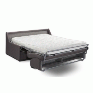 Canapé convertible gain de place - ouverture express 140cm avec matelas 14cm - NEO gris anthracite_3
