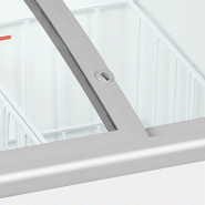 Congélateur vitré de crème glacée IC101SCEB LED (100 / 85) blanc TEFCOLD_3