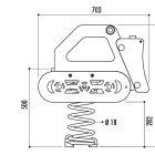 Jeu Ressort Machines pour Enfants de 3 à 12 ans avec Figurine en polyéthylène et Ressort hélicoïdal Ø 18 mm_3