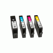 912 Pack de 4 cartouches d'encre Noir/Cyan/Magenta/Jaune authentiques_3