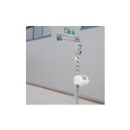 Douche d’urgence résistante au gel - PremiumLine chauffée - B-SAFETY - inox - profondeur 600 mm_3