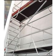 Tour roulante Uni Standard avec surface de travail de 0,75 x 2,85 m