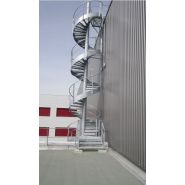 Escalier hélicoïdal yso-industrie - ysofer esca - diamètre 1400 à 3800 mm_3