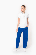 Polo piqué bicolore femme - Kariban - Réf: K259 - 100% coton piqué pré-rétréci - 180 g/m²_3