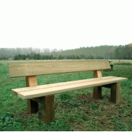 Banc en bois campagnard_3