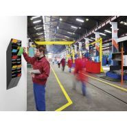 Présentoir mural Flexiboxx - 12 compartiments A4 portrait (réf. 1709763) - esthétique et robuste_3