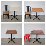 Table rabattable pour espaces extérieurs