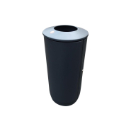 Poubelles tri sélectif en métal galvanisé - extérieur/intérieur - acier galvanisé - 9 litres_4