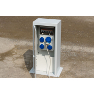 Borne de distribution d'énergie fixe ICEBERG - 50kg - version urbaine et marine - inox AISI 304/316_3