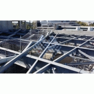 Filet garde-corps fil 4.75mm - maille 100mm - nylon - conforme NF EN 1263-1 Classe A2_3