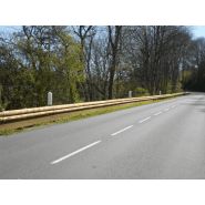 T40 – N2W3 (L2) – ASI B - Glissière de sécurité Tertu - bois-métal, longueur 2 m, certifiée CE, hauteur 85 cm_3