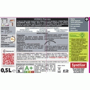 Vernis pierre intérieur/extérieur SYNTILOR - incolore - 0.5L - aspect satiné - pour pierres naturelles et béton_3