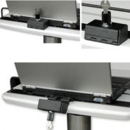 Laptop Mini Cart H Class - Chariot informatique médical ajustable - Ergonoflex - 13,60 kg_3