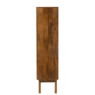 Buffet design TANY - 4 portes, 1 niche en bois de manguier - 104x158x40 cm_3
