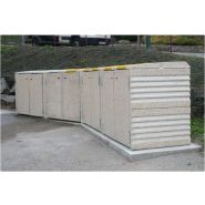 Cache-conteneurs résistant aux graffitis et affichages sauvages