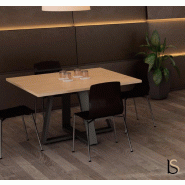 Table de réunion carrée Pyramid - 100, Anthracite, Anthracite_3