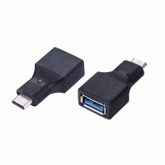 Value adaptateur usb 3.2 gen 1, usb type c - a, m/f, otg, noir_3