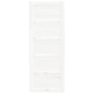 Vidaxl porte de grange blanc 80x1,8x204,5 cm bois massif de pin 824614_3