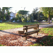 Banc bois RONDUS simple ou double_3