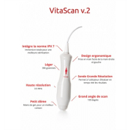 Bladder scanner VitaScan DP avec pied - Bla012 - mesure du volume de la vessie, imprimante intégrée, sonde 3D_3