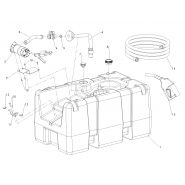 Cuves à carburants - Renson - 200L avec pompe 24V 60L/min, tuyau 4m et pistolet automatique_3