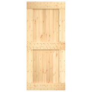 Vidaxl porte narvik 100x210 cm bois massif de pin 154441_3