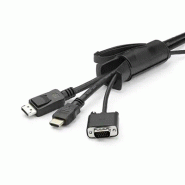 StarTech Gaine spirale range-cble Noir - 2,5 m - Diamètre de_3