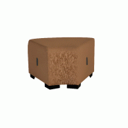 Pouf angulaire 1 place terre de sienne_3
