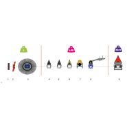 Racleur pour protection du tambour et prévention des déports de bande