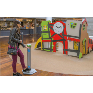 Borne distributeur de gel hydroalcoolique sans contact - commande à pied - H9 JMU-0500 - Husson international_3