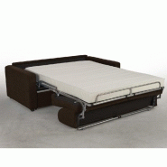 Canapé convertible Day Express - mono assise - matelas 14 cm polyuréthane haute résilience - marron chocolat - fabrication italienne_3