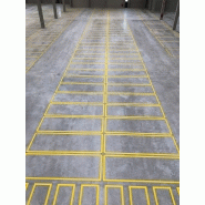 Marquage au sol epoxy - peinture bicomposante très durable_3