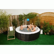 Spa gonflable rond BACHATA - 4 places - Ø 180 x H. 65 cm - 120 jets - Chauffage jusqu'à 41°C_3